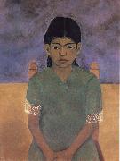 Frida Kahlo Portrait of Virginia oil painting on canvas